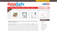 Desktop Screenshot of dynasafeenvelopes.com
